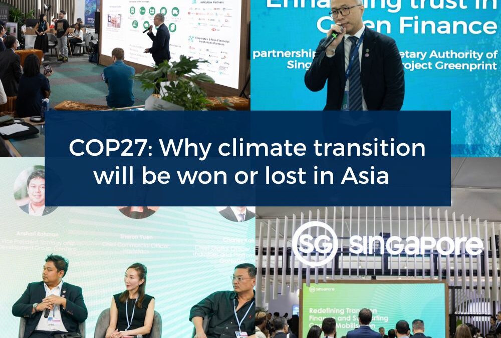 Insights from COP27: Key takeaways on ESG Finance from STACS