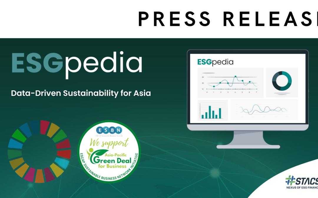 ESGpedia launches v2.0 at its one-year milestone, with greater data coverage and the ESBN Asia-Pacific Green Deal digital assessment