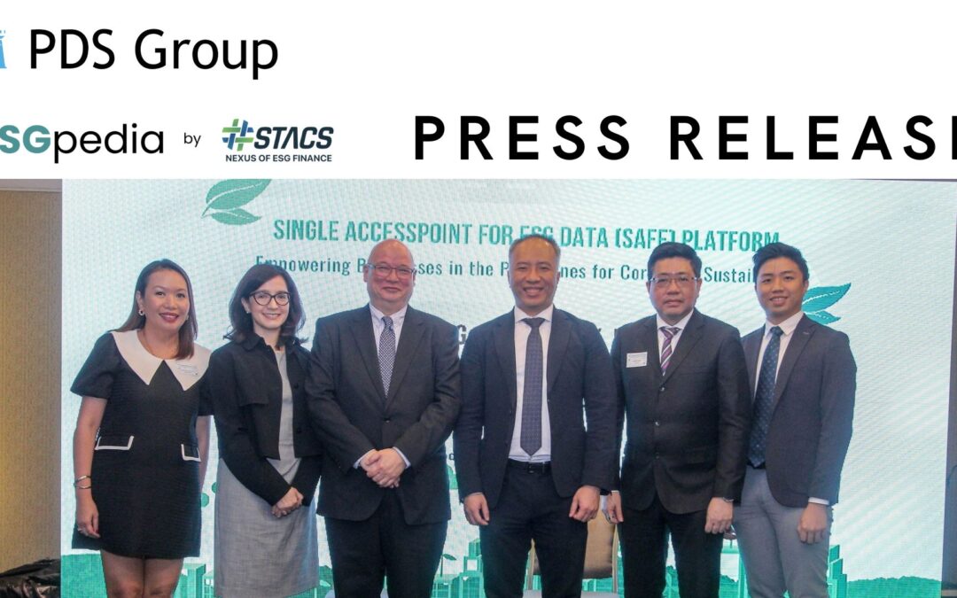 Philippine PDS Group Partners with STACS’s ESGpedia on SFIA Single AccessPoint for ESG Data (SAFE) Initiative