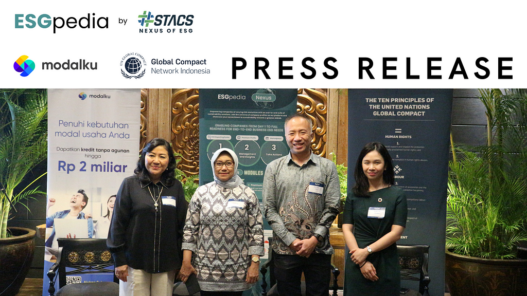 Modalku, STACS, and IGCN Empower MSMEs to Start ESG Reporting and Sustainable Practices