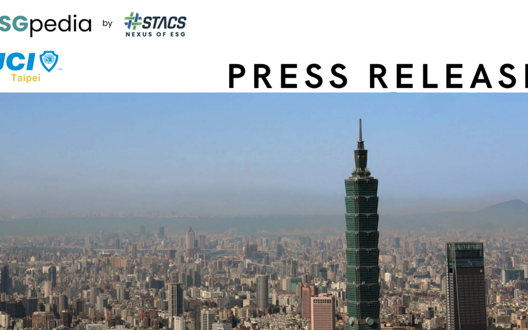 STACS ESGpedia join forces with JCI Taipei to empower Corporate Sustainability and Sustainability Reporting among Taiwanese businesses and manufacturing supply chains