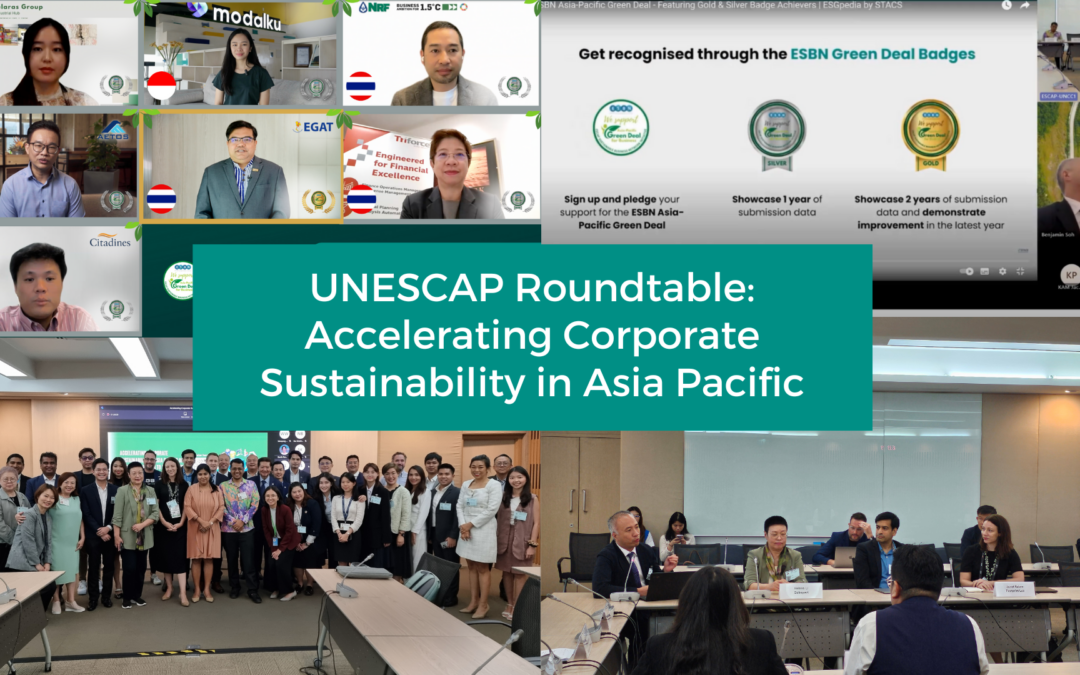 ​​UNESCAP Roundtable:  Accelerating Corporate Sustainability in Asia Pacific