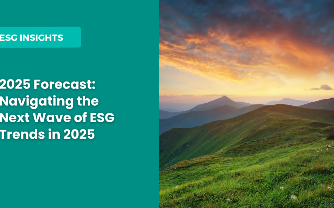 2025 Forecast: Navigating the Next Wave of ESG Trends in 2025