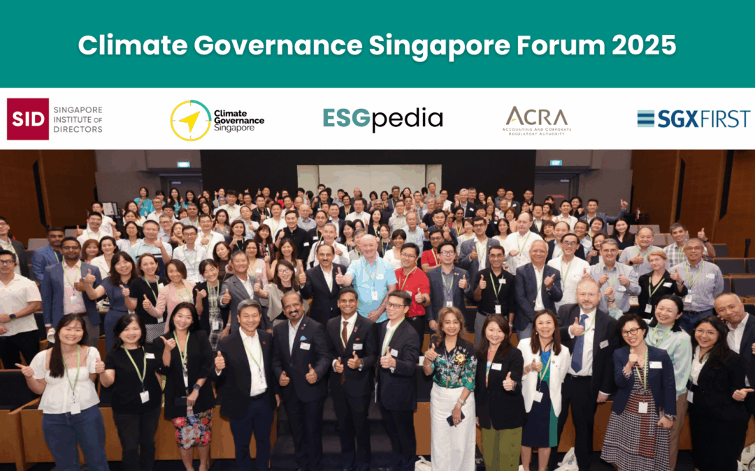 Climate Governance Singapore Forum 2025: Driving Corporate Sustainability from the Boardroom