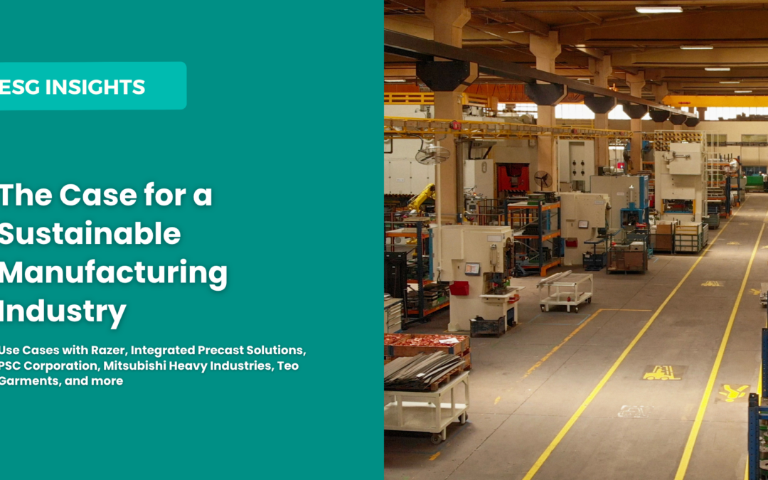 The Case for a Sustainable Manufacturing Industry