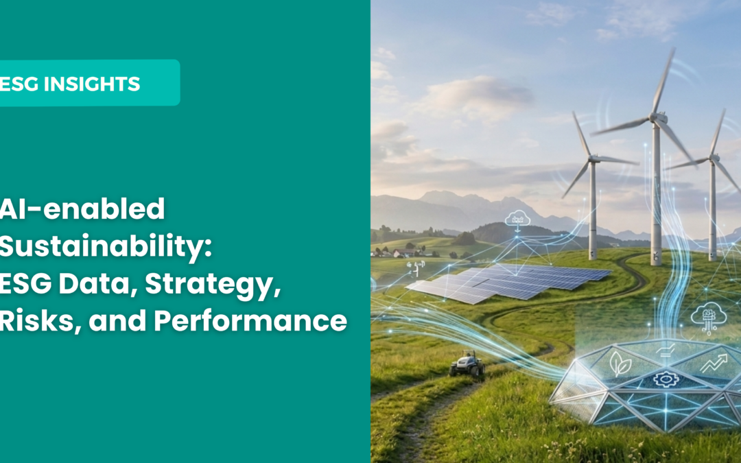 AI-enabled Sustainability: ESG Data, Strategy, Risks, and Performance